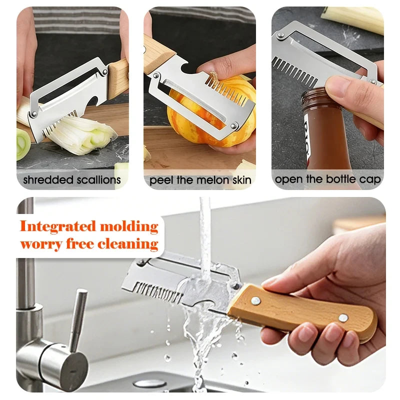 3-in-1 Kitchen Tool – Peeler & Bottle Opener