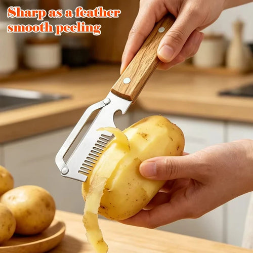 3-in-1 Kitchen Tool – Peeler & Bottle Opener