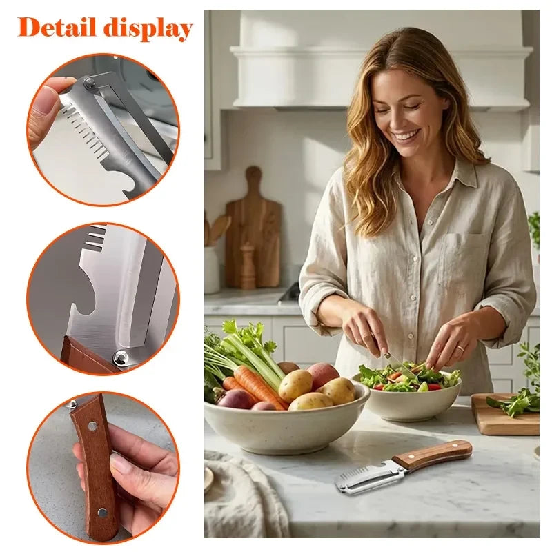 3-in-1 Kitchen Tool – Peeler & Bottle Opener