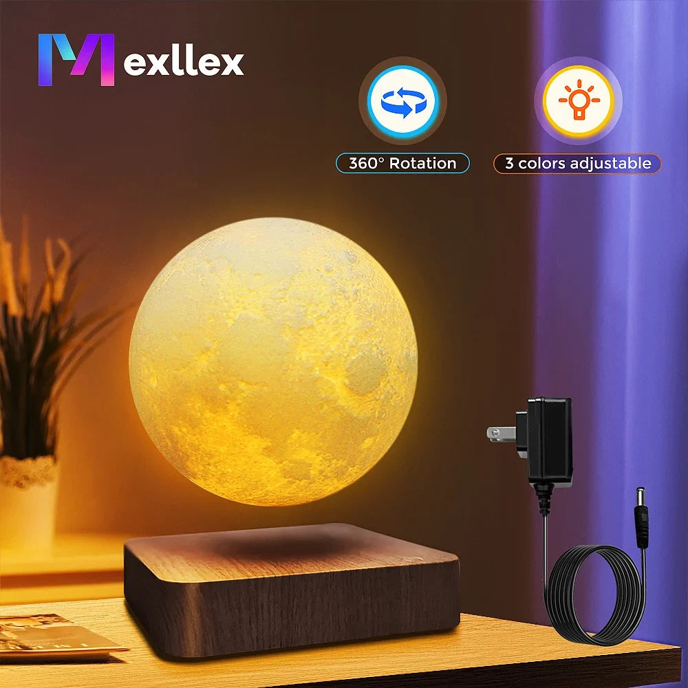 Levitating Moon Table Lamp