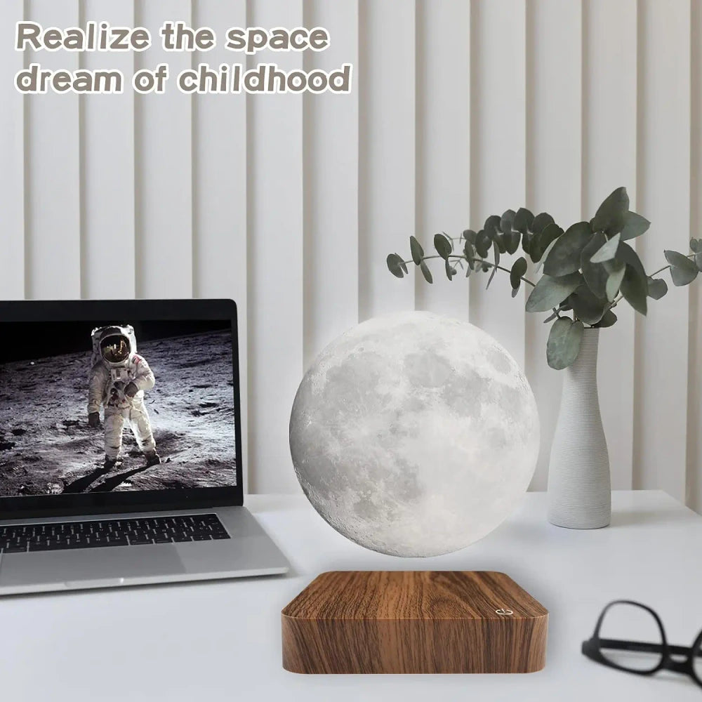 Levitating Moon Table Lamp
